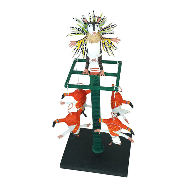 Antonio Alonso: Dance of the Flyers Papantla Paper Mache