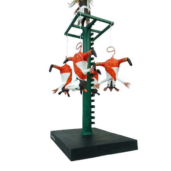 Antonio Alonso: Dance of the Flyers Papantla Paper Mache