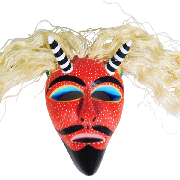 Antonio Xuana: Miniature Devil Mask Woodcarving