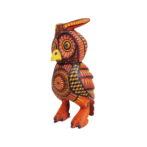 Omar & Areli Cruz: Fine Little Owl Sculpture