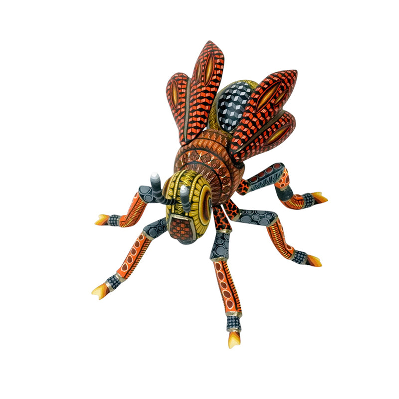 Omar & Areli Cruz: Beautiful Wasp Woodcarving