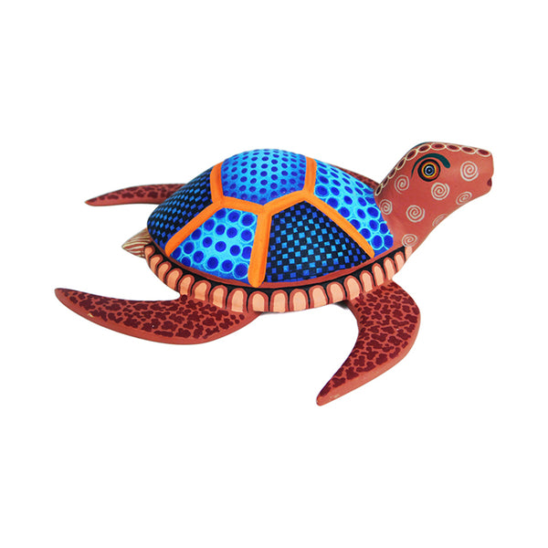 Omar & Areli Cruz: Little Turtle Woodcarving