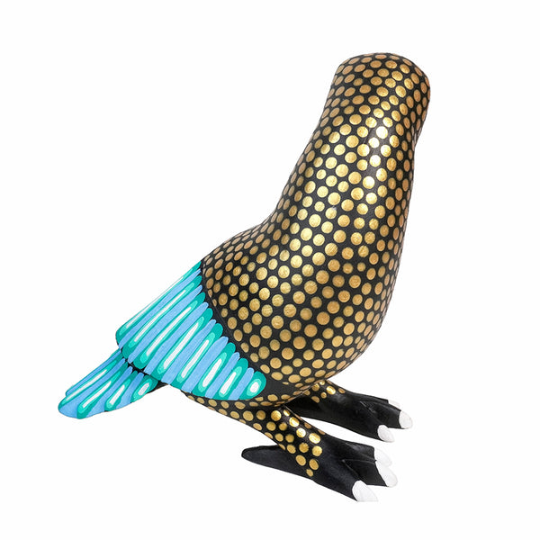Armando Jimenez: Golden Crow Woodcarving