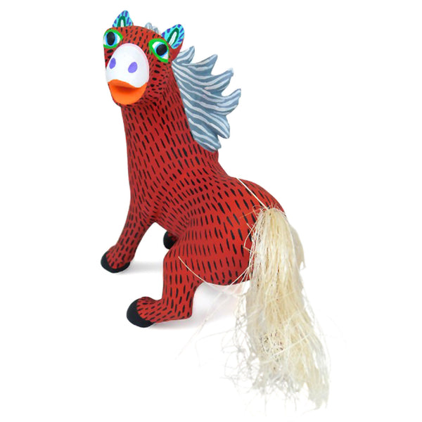 Armando Jimenez: Red Horse Woodcarving