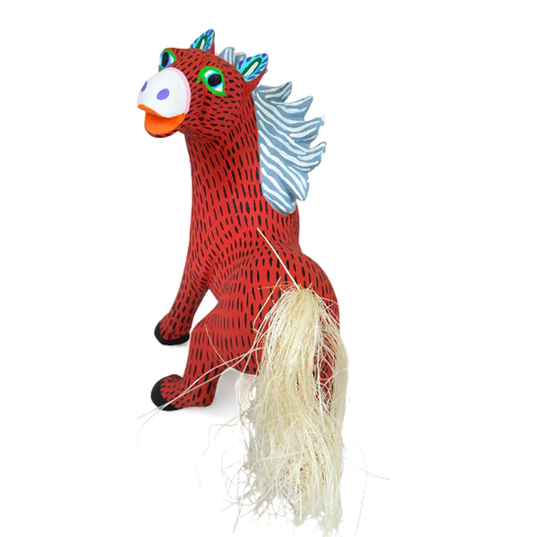 Armando Jimenez: Red Horse Woodcarving