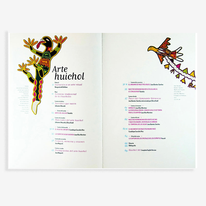 Artes de Mexico Arte Huichol Bilingual Edition Soft Cover