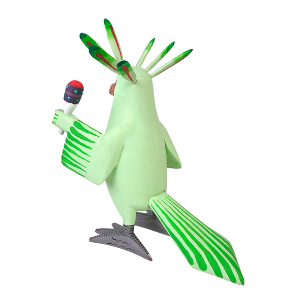 Avelino Perez: Cockatoo with Maracas Oaxaca