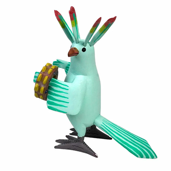 Avelino Perez: Cockatoo with Tambourine Alebrije