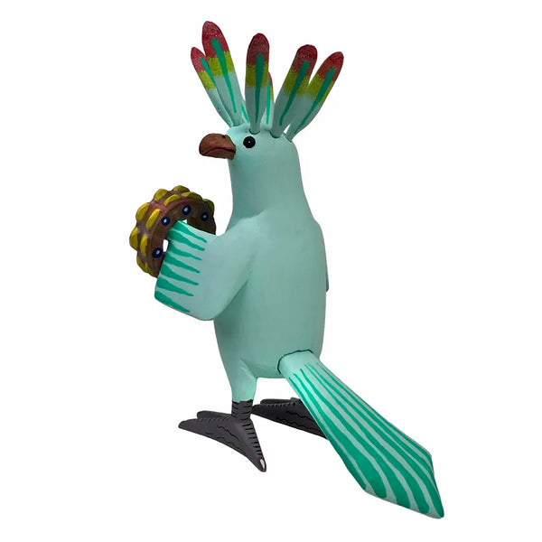 Avelino Perez: Cockatoo with Tambourine Alebrije