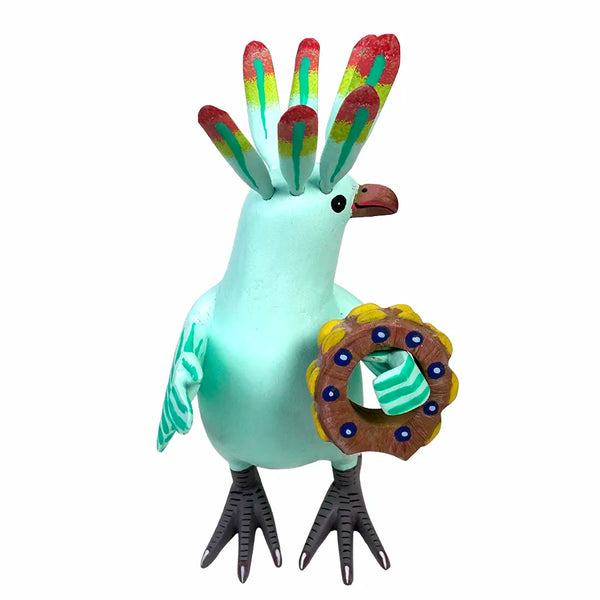Avelino Perez: Cockatoo with Tambourine Alebrije