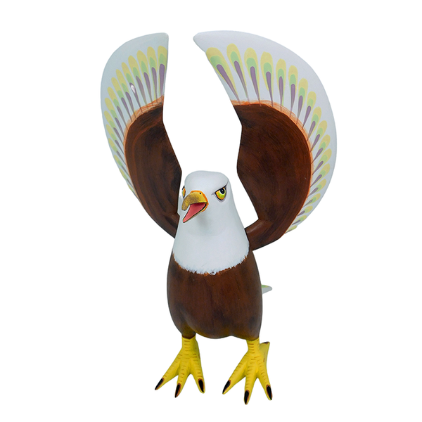 Avelino Perez: Eagle Woodcarving