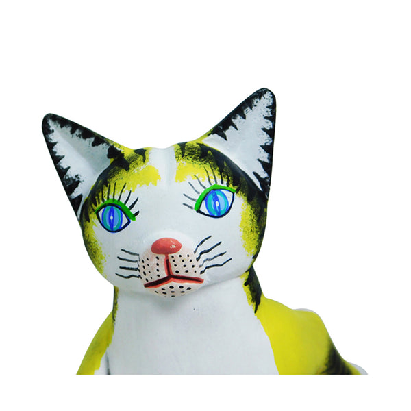 Avelino Perez: Cat Skater Woodcarving
