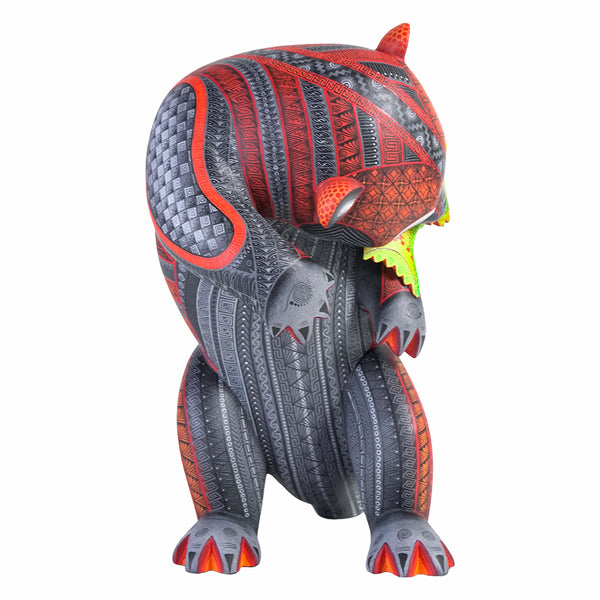 Isabel Fabian: Masterpiece Bear With Fish Alebrije