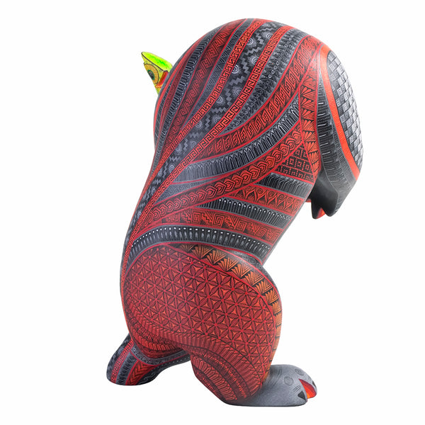 Isabel Fabian: Masterpiece Bear With Fish Alebrije
