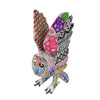 Bertha Cruz: Floral Owl Woodcarving