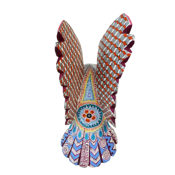 Bertha Cruz: Floral Owl Woodcarving