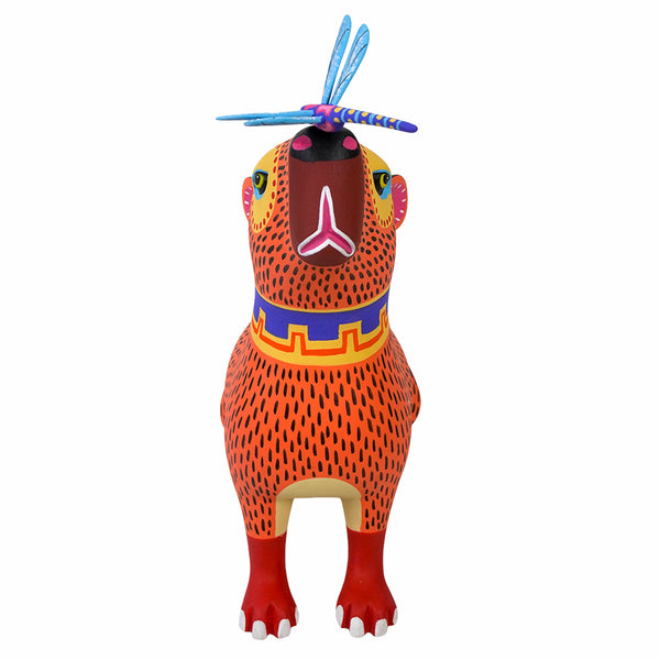 Luis Pablo: Capybara with Dragonfly Alebrije