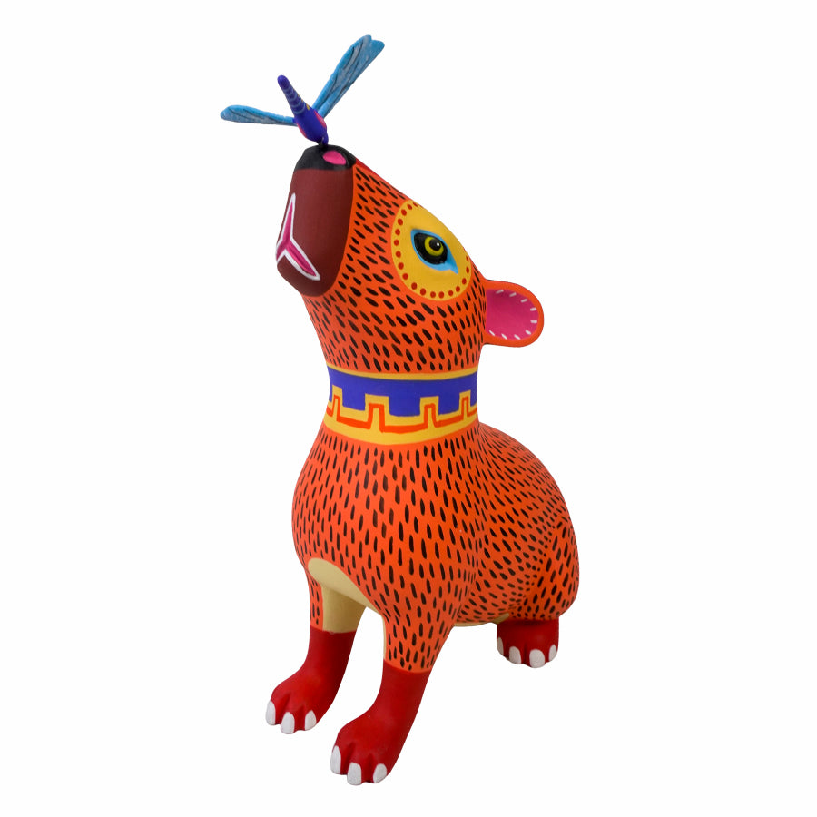 Luis Pablo: Capybara with Dragonfly Alebrije