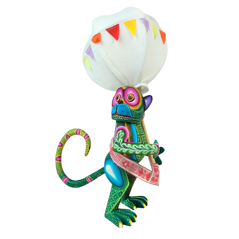Carolina Sandoval : Oaxacan Wood Carving Carnaval Monkey