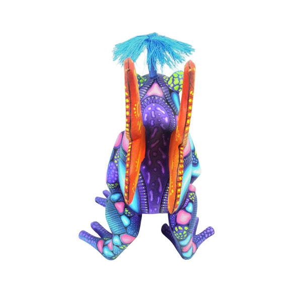 Carolina Sandoval & Kengi: Winged Frog Woodcarving