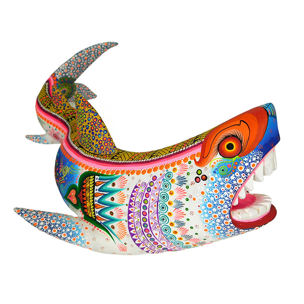 Cesar Melchor: Large Shark Woodcarving