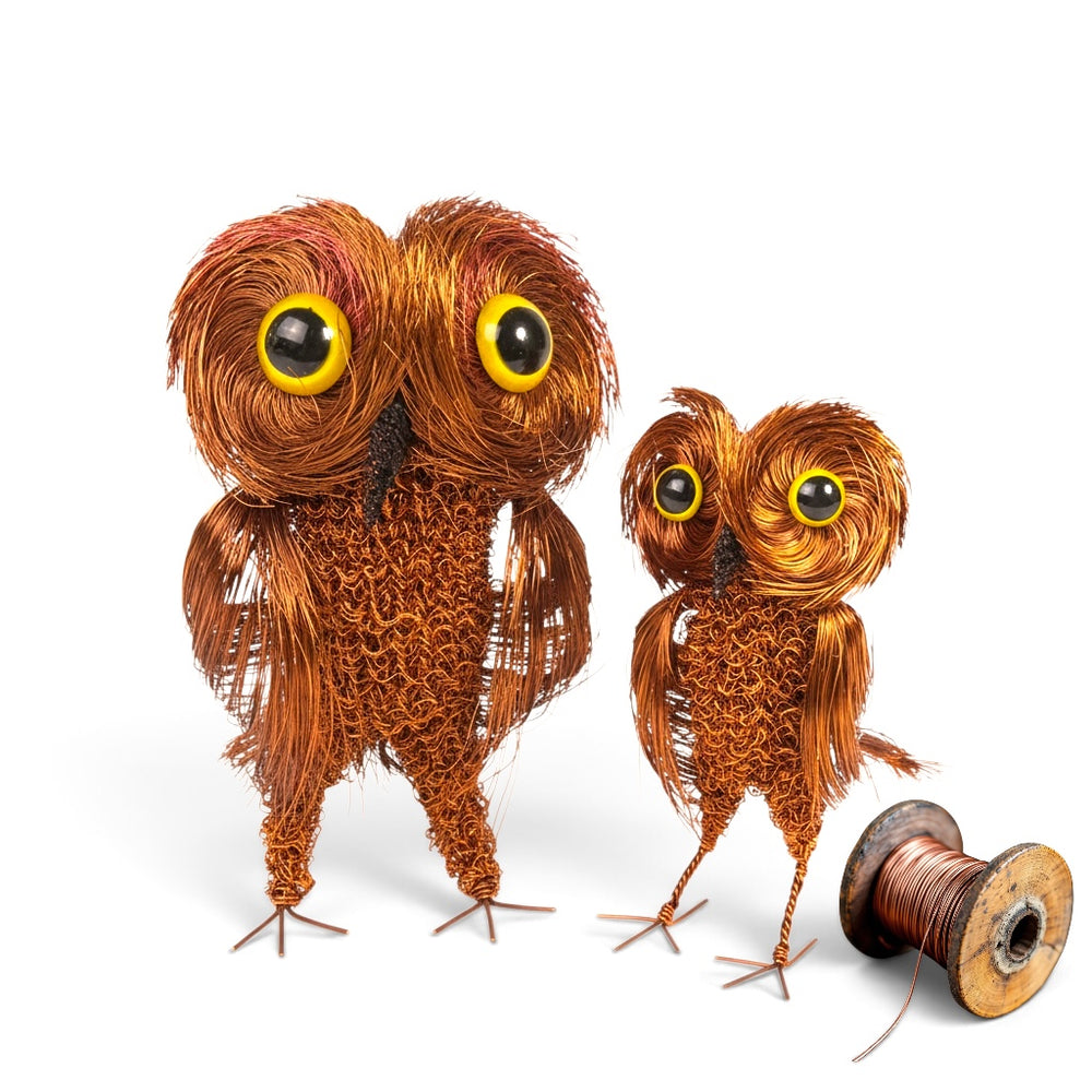 Cristo Escamilla:Mid Size Owl  Wire Art