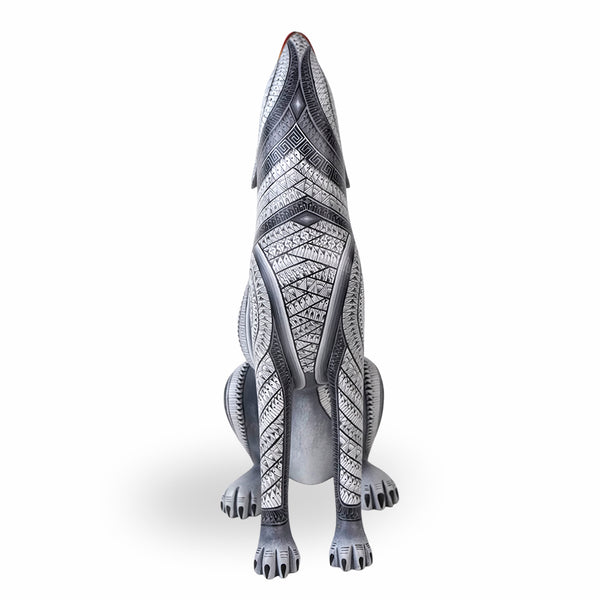 Anabel Cruz: Silver Night Coyote Alebrije