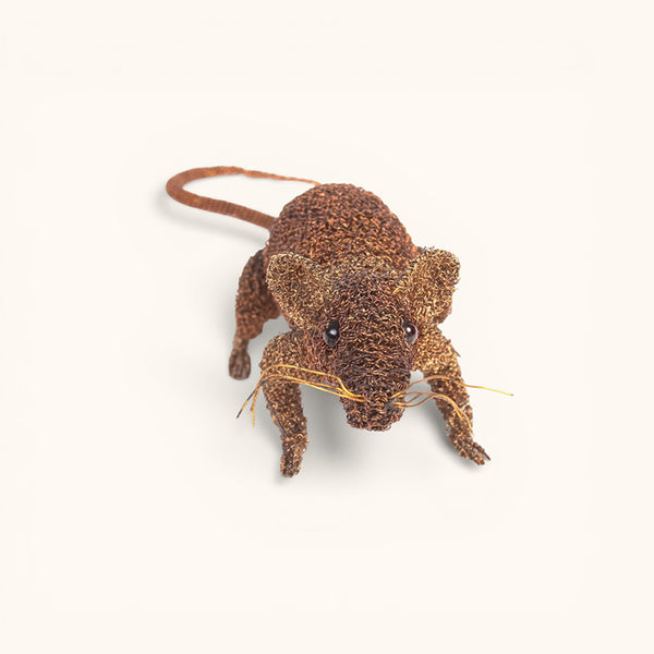 Cristo Escamilla: Mischievous Mouse Wire Art