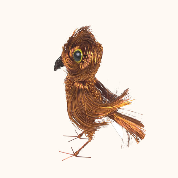 Cristo Escamilla:Mid Size Owl  Wire Art