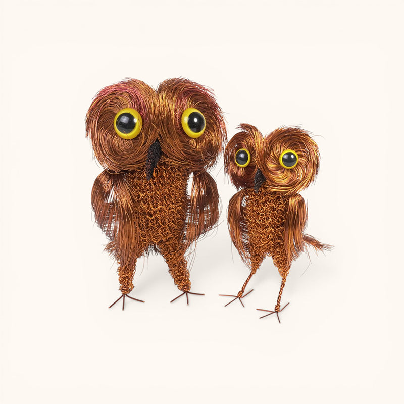 Cristo Escamilla:Mid Size Owl  Wire Art