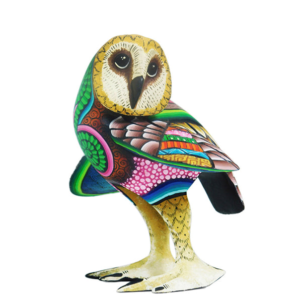 Cutberto Calvo: Sarape Owl Sculpture