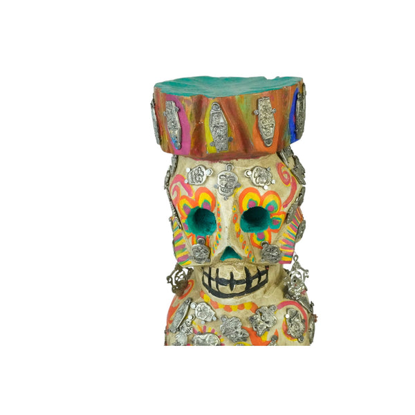 Day of the Dead: Totem Skeleton Sculpture