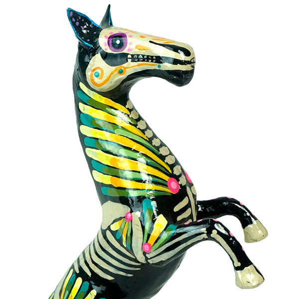 Paper Mache: Skeleton Horse Figurine