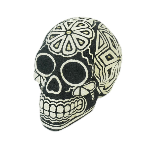 Huichol: Yarn Sacred Balance Skull