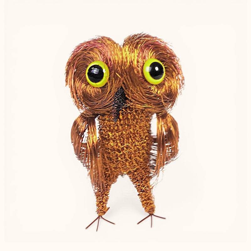 Cristo Escamilla: Little Owl Wire Art