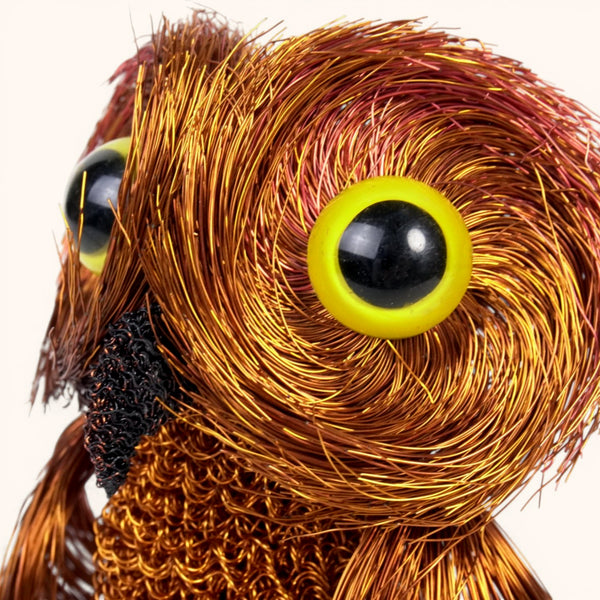 Cristo Escamilla: Little Owl Wire Art