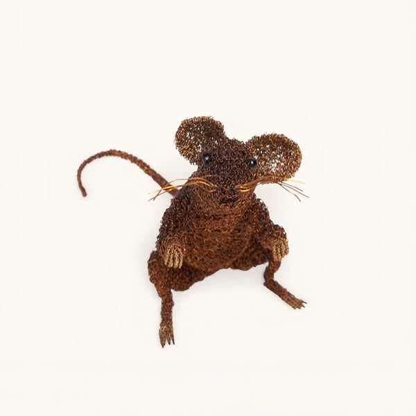Cristo Escamilla: Curious Mouse Wire Art