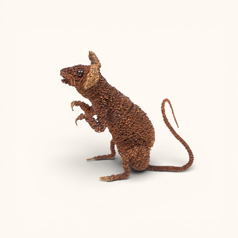 Cristo Escamilla: Curious Mouse Wire Art