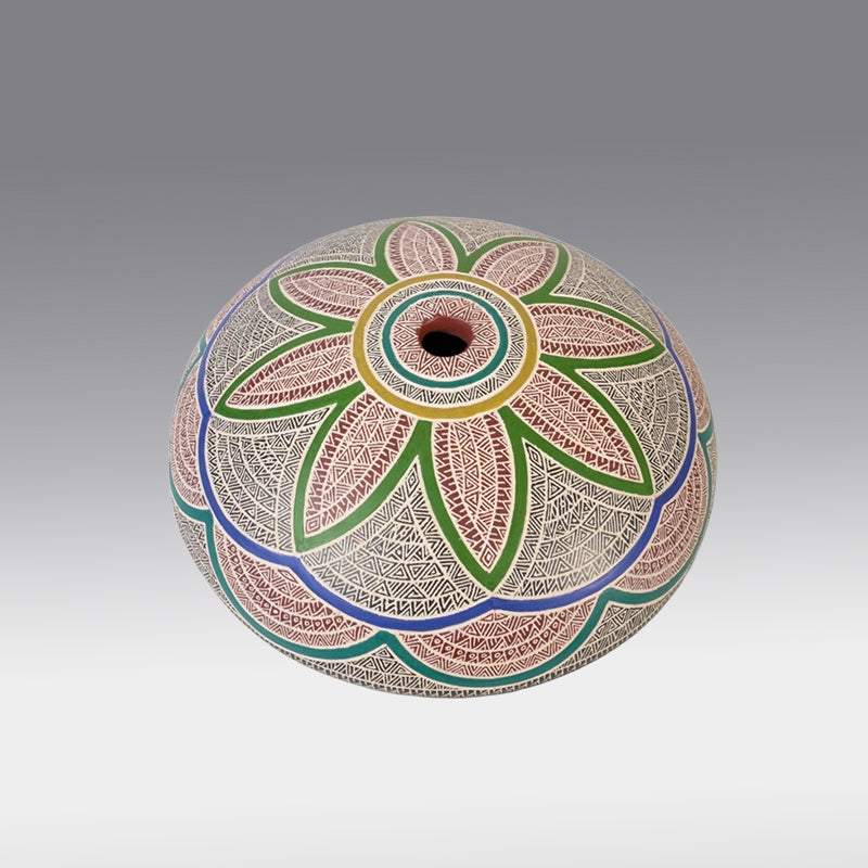 Jazmin Ramirez:Beautiful  Flower Seed Pot Mata Ortiz