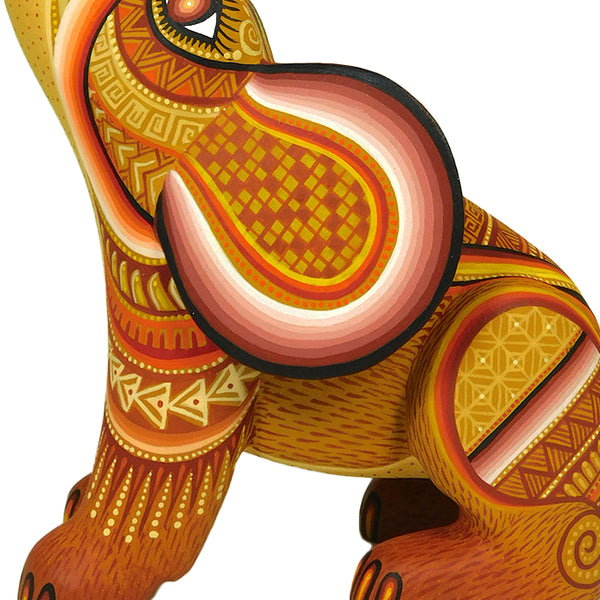 Julia Fuentes: Elephant Woodcarving