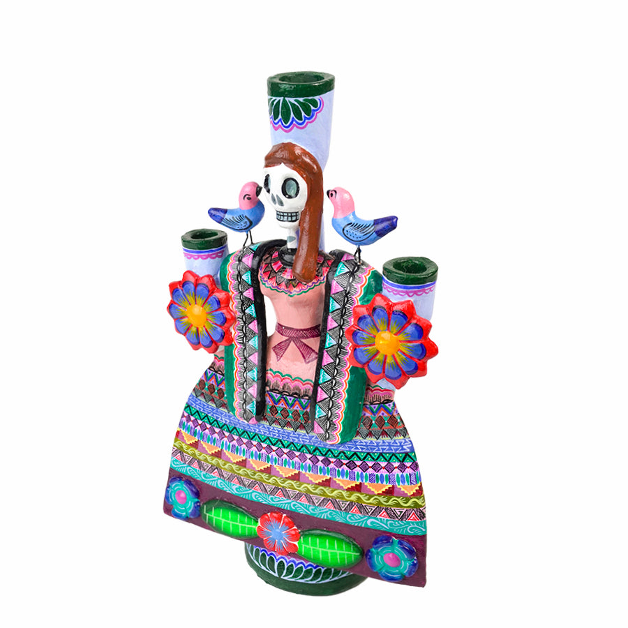 Jorge Mercado: Frida Candelabra  Ceramic