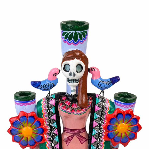 Jorge Mercado: Frida Candelabra  Ceramic