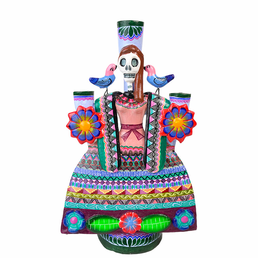 Jorge Mercado: Frida Candelabra  Ceramic