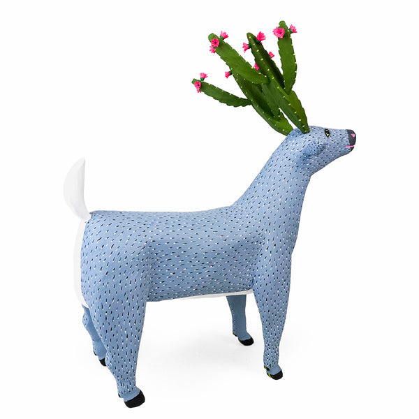Gabino Reyes: Deer with Cactus Antlers Alebrije