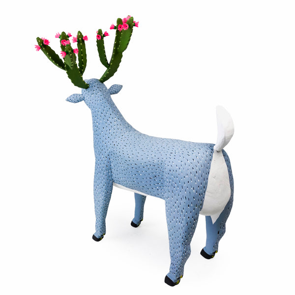 Gabino Reyes: Deer with Cactus Antlers Alebrije