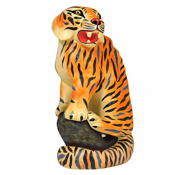 Diego Ramirez: Bengal Tiger Woodcarving