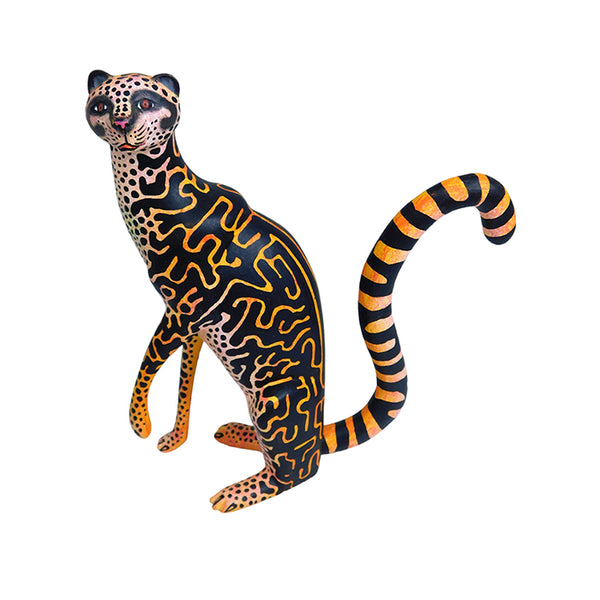 Eleazar Morales: Cheetah Woodcarving