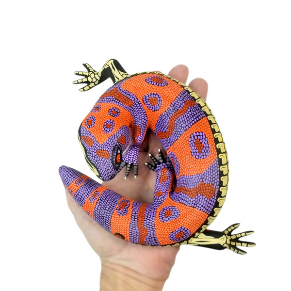 Eleazar Morales: Spirited Salamander Alebrije Woodcarving