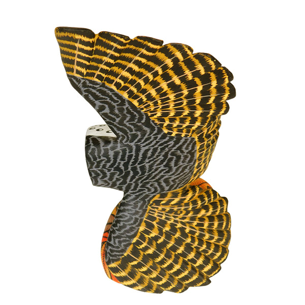 Eleazar Morales: Owl Woodcarving