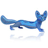 Esbeidi Cortes: Blue Sky Fox Woodcarving